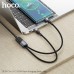PD Кабель HOCO U139 C to C+C 100W fast charging data cable 1.2m чорний