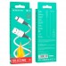 Кабель BOROFONE BX83 Famous silicone for Micro 2.4A/1m білий