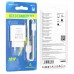 Мережевий зарядний пристрій BOROFONE BA72A Spring 18W/QC3.0/1USB + Cable Micro білий
