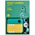 Детская камера - фотоаппарат моментальной печати Print Camera P1 Dinosaur Mini зеленый
