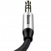 Аудио кабель AUX Baseus Yiven Audio Cable M30 1.5м чорный (CAM30-CS1)