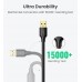Кабель (удлинитель) USB-штекер-гнездо Ugreen US129 USB 3.0 Extension Male Cable 3m чорный (30127)