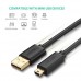 Кабель для передачи данных UGREEN US132 USB 2.0  Male to Mini 5 Pin Male  2m чорный 30472
