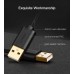 Кабель UGREEN US102 USB 2.0 A Male to A Male 1m чорный (10309)