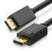 Кабель для устройств DisplayPort Ugreen DP102 DP Male to Male Cable длина 3 м (10212)