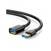 Кабель Ugreen US129 USB 3.0 Extension Male Cable 2m чорный (10373)