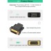 Адаптер двунаправленный (переходник) UGREEN DVI 24+1 Male to HDMI Female Adapter чорный (20124)