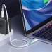Кабель Ugreen US506 USB Type-C to USB Type-C PD USB4.0 40Gb/s 100W Thunderbolt-3 0.8m белый (40113)