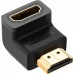 Адаптер Ugreen HD112 HDMI Male to Female Adapter чорный Up (20110)