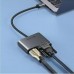 Адаптер - переходник UGREEN CM162 USB-C to HDMI + VGA +USB 3.0 Adapter with PD серый (50505)