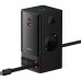 Сетевое зарядное устройство для Baseus PowerCombo Digital PowerStrip 2AC+1U+1C+Retractable-C 65W EU чорный