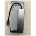 Хаб - док-станция 6-в-1 USB Fenvi F-C601H Type-C 3.1 - 1xUSB 3.0 + 2xUSB 2.0 + HDMI 4K + microSD / SD кабель 12 см алюминиевый кор