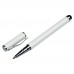 Стилус ёмкостный , с шариковой ручкой, металлический, белый Стилус ёмкостный , с шариковой ручкой, металлический, белый