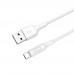 Кабель Hoco X25 USB to Type-C 1m белый