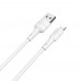 Кабель Borofone BX30 USB to Lightning 1m белый