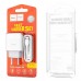 Сетевое зарядное устройство Hoco C72A USB белое + кабель USB to Lightning