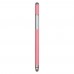 Стилус ёмкостный, высокоточный, Jot Pro , двусторонний, металлический, со вставкой, розовый