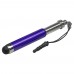Стилус-брелок ёмкостный , выдвижной, фиолетовый Стилус-брелок ёмкостный , выдвижной, фиолетовый
