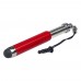 Стилус-брелок ёмкостный , выдвижной, красный Стилус-брелок ёмкостный , выдвижной, красный