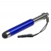 Стилус-брелок ёмкостный , выдвижной, синий Стилус-брелок ёмкостный , выдвижной, синий