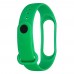 Ремешок силиконовый для Xiaomi Mi Band 3/ 4  28 зелёный