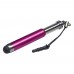 Стилус-брелок ёмкостный , выдвижной, пурпурный
