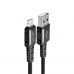 Кабель Acefast C1-02 USB to Lightning 1.2m черный