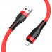 Кабель Borofone BU35 USB to Lightning 1.2m красный
