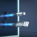 Кабель Hoco U112 светящийся провод USB to Lightning 1m grey