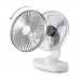 Настольный беспроводной вентилятор GXQC D77 серебристый Настольный беспроводной вентилятор GXQC D77 серебристый