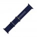 Ремешок силиконовый Hoco iWatch WA12 marine double buckle 42/ 44/ 45/ 49mm синий