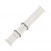 Ремешок силиконовый Hoco iWatch WA12 marine double buckle 38/ 40/ 41mm белый