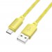 Кабель Borofone BX95 USB to Type-C 1m золотистый
