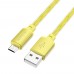 Кабель Borofone BX95 USB to MicroUSB 1m золотистый