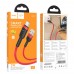 Кабель Hoco U117 с индикатором USB to Type-C 1.2m красный