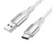 Кабель Borofone BX96 USB to Type-C 1m grey