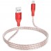 Кабель Borofone BX96 USB to MicroUSB 1m красный