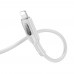 Кабель Hoco U120 с индикатором USB to Lightning 1.2m grey