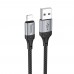 Кабель Hoco X102 USB to Lightning 1m черный