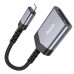Адаптер переходник Hoco UA25 2в1 card reader Lightning серый