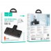 Сетевое зарядное устройство удлинитель Hoco AC12A 3 USB/ Type-C PD 30W 2 розетки 1m черный