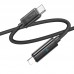 Кабель Hoco U127 с дисплеем Type-C to Lightning PD 27W 1.2m черный