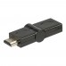 Переходник HDMI to HDMI поворотный 180 черный