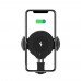 Автодержатель X9 с беспроводной зарядкой 15W черный