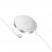 Беспроводное зарядное устройство Hoco CW53 магнитное серебристый