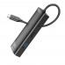 Адаптер переходник Hoco HB44 8в1 Type-C converter черный