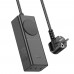 Сетевое зарядное устройство удлинитель Hoco NS4 USB/ 2 Type-C PD 65W черный