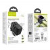 Сетевое зарядное устройство переходник Hoco AC18 2 USB/ Type-C PD 35W черный
