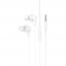 Наушники вакуумные Hoco M114 с микрофоном белый