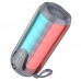 Портативная bluetooth колонка Borofone BR33 TWS с LED подсветкой grey